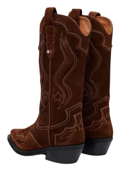 Stivali texano in pelle scamosciata Tommy Jeans | EN0EN03095GWS